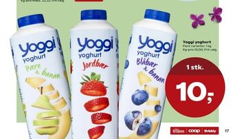 Kvickly Yoggi yoghurt tilbud
