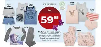 Kvickly Undertøj eller nattøjsserie tilbud