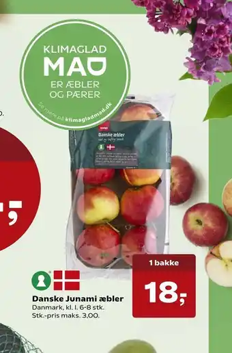 Kvickly Danske Junami æbler tilbud
