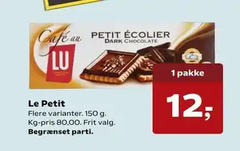 Kvickly Le Petit tilbud
