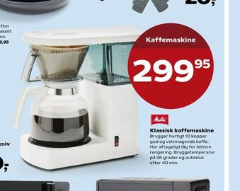 Kvickly Klassisk kaffemaskine tilbud