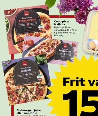 Kvickly Coop pizza italiana tilbud