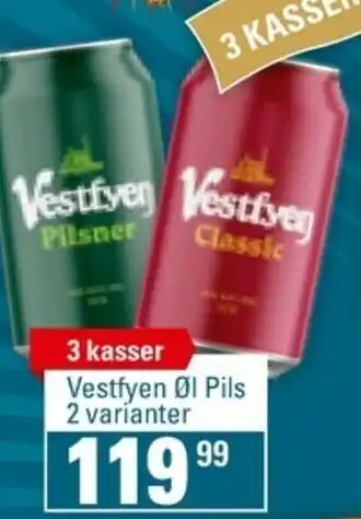 zur Krone Vestfryen Øl Pils 2 Varianter tilbud