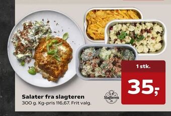 Kvickly Salater fra slagteren tilbud