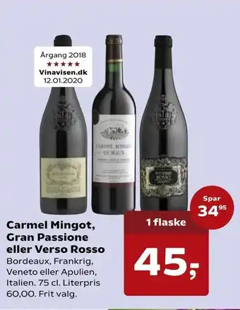 Carmel Mingot, Gran Passione eller Verso Rosso