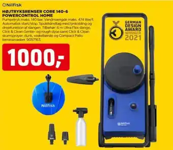 jem & fix HØJTRYKSRENSER CORE 140-6 POWERCONTROL HOME tilbud