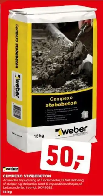 jem & fix CEMPEXO STØBEBETON tilbud