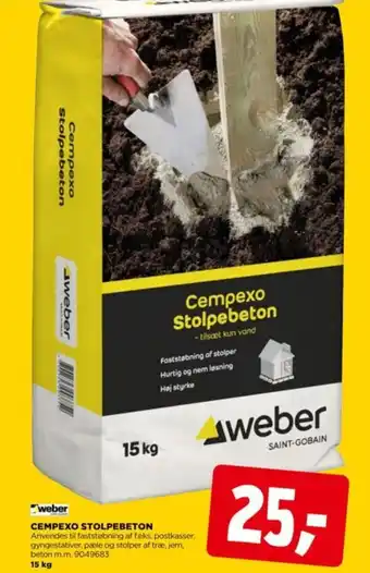 jem & fix CEMPEXO STOLPEBETON tilbud
