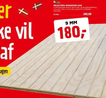 jem & fix SELEX BEKLÆDNINGSPLADE tilbud