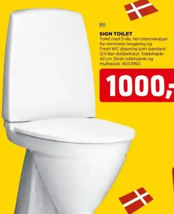 jem & fix SIGN TOILET tilbud