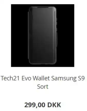 Tech21 Evo Wallet Samsung S9 Sort