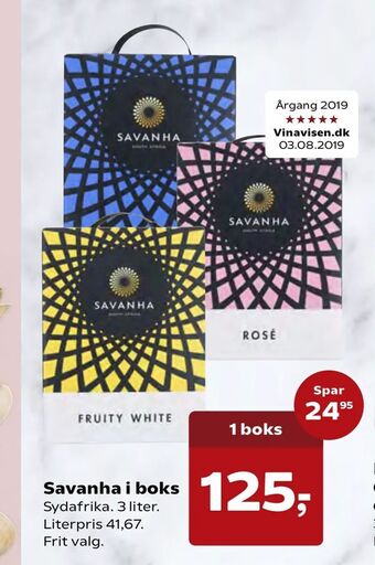 Kvickly Savanha i boks tilbud