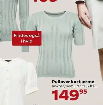 Pullover kort ærme