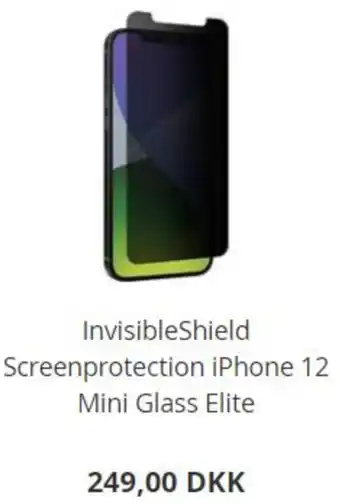 InvisibleShield Screenprotection iPhone 12 Mini Glass Elite