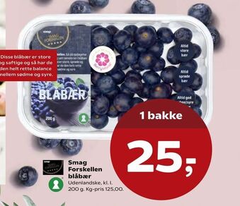 Kvickly Smag Forskellen blåbær tilbud
