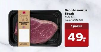 Kvickly Brontosaurus Steak tilbud