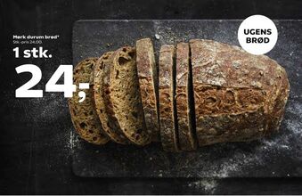 Kvickly Mørk durum brød tilbud