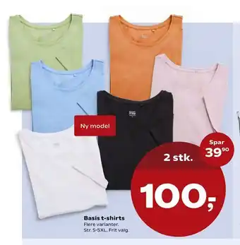 Kvickly Basis t-shirts tilbud