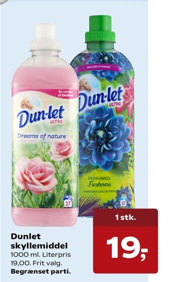Kvickly Dunlet skyllemiddel tilbud