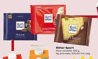 Kvickly Ritter Sport tilbud