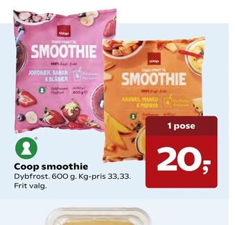 Kvickly Coop smoothie tilbud