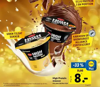 Lidl High Protein mousse tilbud