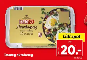 Lidl Danæg skrabeæg tilbud