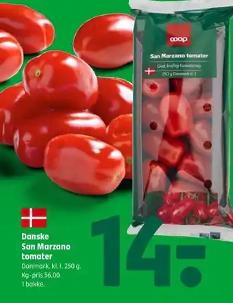Coop 365 Danske San Marzano tomater tilbud