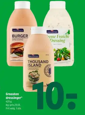 Coop 365 Graasten dressinger tilbud