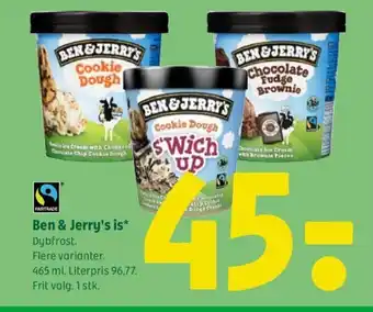 Coop 365 Ben & Jerry's is tilbud