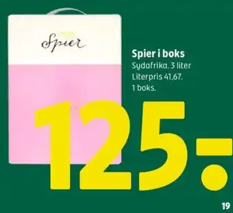Coop 365 Spier i boks tilbud