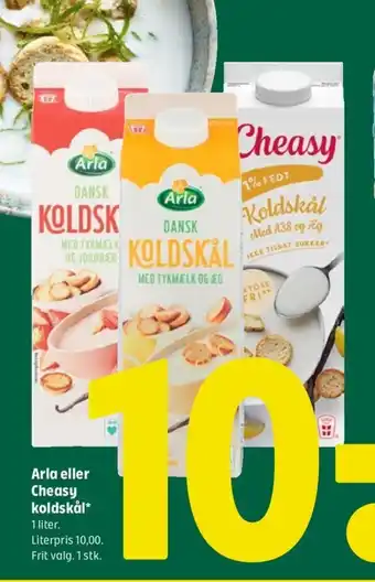 Coop 365 Arla eller Cheasy koldskål tilbud