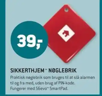 XL-BYG SIKKERTHJEM NØGLEBRIK tilbud