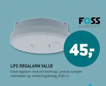 XL-BYG LIFE RØGALARM VALUE tilbud