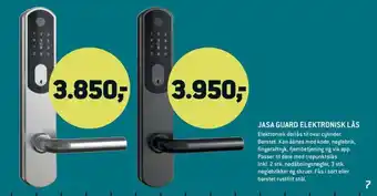 XL-BYG JASA GUARD ELEKTRONISK LÅS tilbud