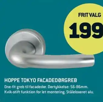 XL-BYG HOPPE TOKYO FACADEDØRGREB tilbud