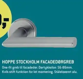 XL-BYG HOPPE STOCKHOLM FACADEDØRGREB tilbud