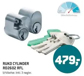 XL-BYG RUKO CYLINDER RD2602 RFL tilbud