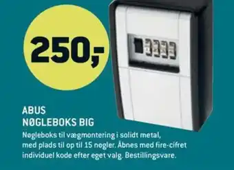 XL-BYG ABUS NØGLEBOKS BIG tilbud