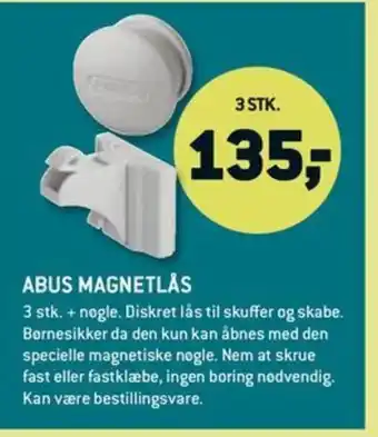 XL-BYG ABUS MAGNETLÅS tilbud