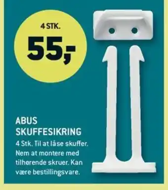 XL-BYG ABUS SKUFFESIKRING tilbud