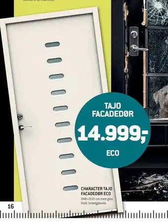 XL-BYG CHARACTER TAJO FACADEDØR ECO tilbud