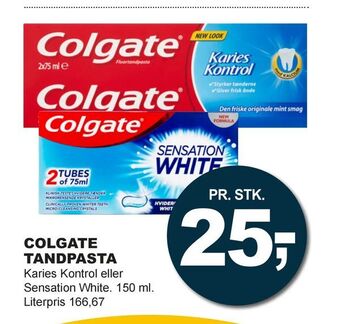 Let-Køb Colgate tandpasta tilbud