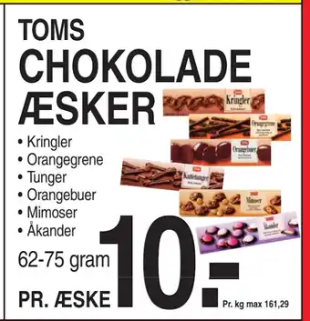ABC Lavpris CHOKOLADE ÆSKER tilbud