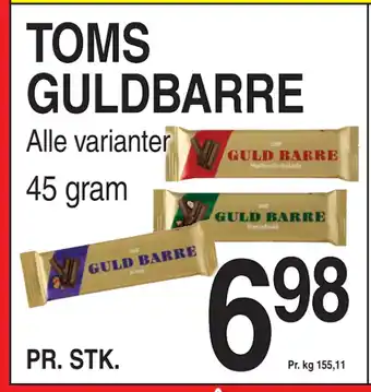 ABC Lavpris TOMS GULDBARRE tilbud