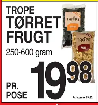 ABC Lavpris TØRRET FRUGT tilbud