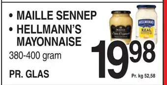 ABC Lavpris MAILLE SENNEP • HELLMANN’S MAYONNAISE tilbud