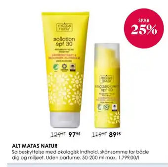 Matas Solcreme tilbud