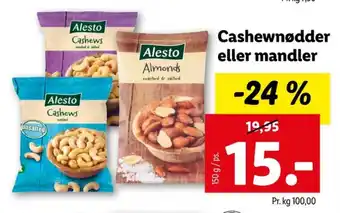 Lidl Cashewnødder tilbud