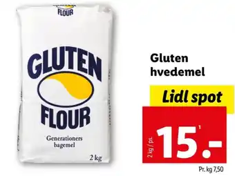 Lidl Hvedemel tilbud